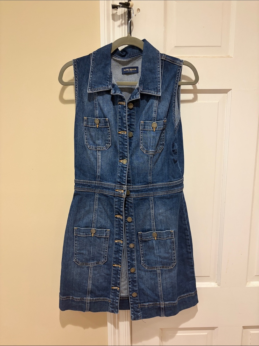 Ramy Brook Denim Dress Sz 28